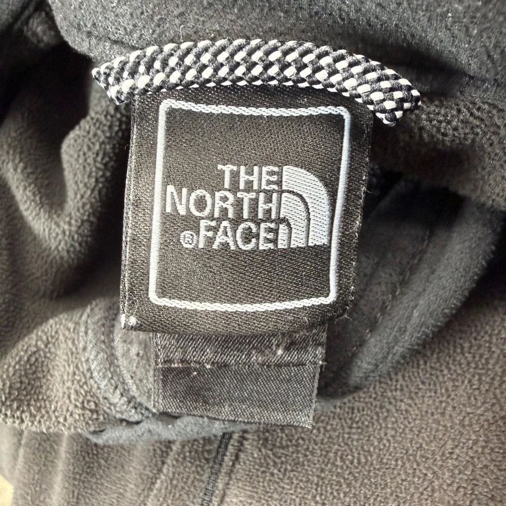 The North Face Jacket Mens XXL Black WindWall Fleece Full Zip ANKU AN81661 *READ